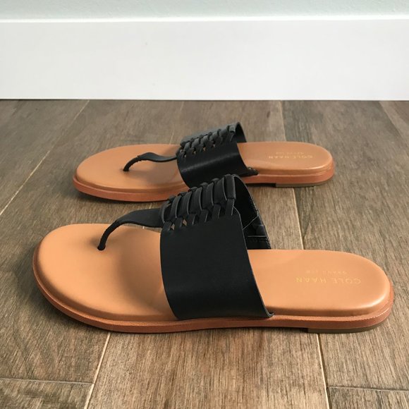 Cole Haan Sandals - Black and Tan - Women's Size 7.5 - Picture 3 of 13